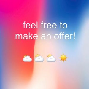 Don’t be shy! I always review reasonable offers!